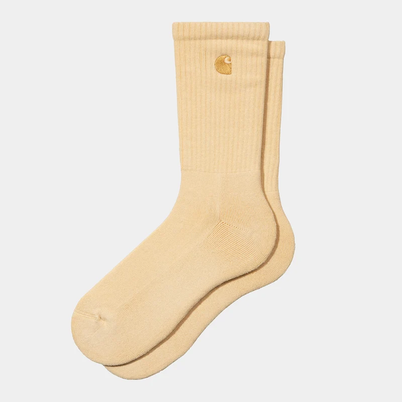 Carhartt WIP Heren Chase Sokken - Citroen / Goud