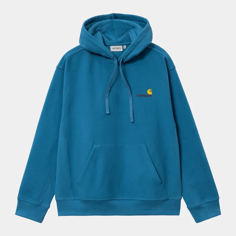 Carhartt WIP HEREN American Script Sweat Hoodie - Amalfi