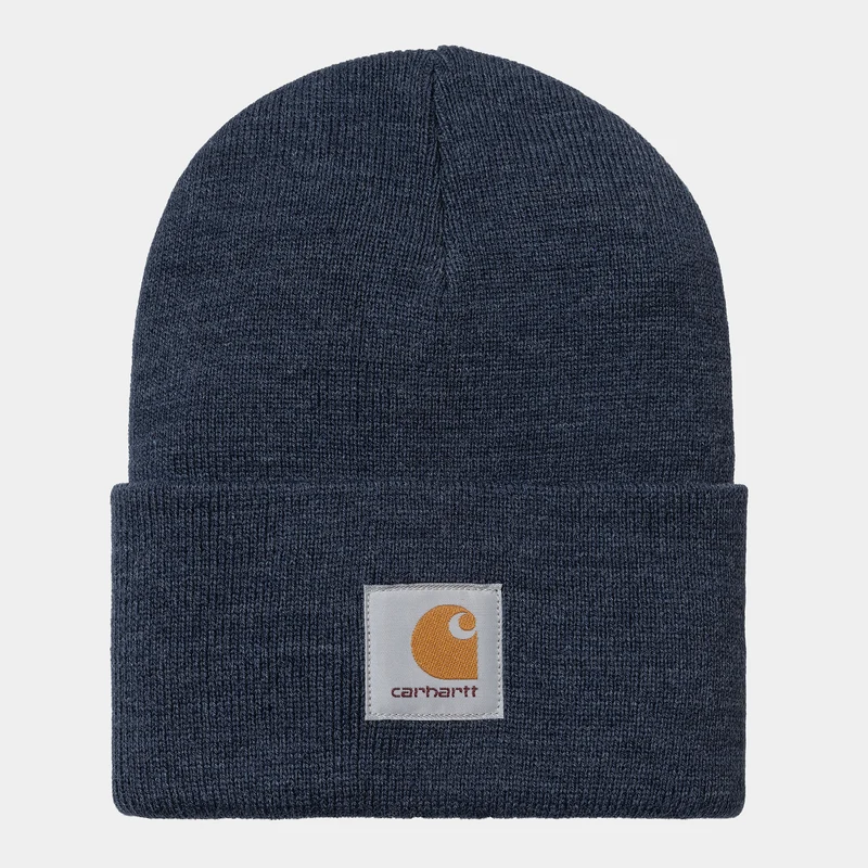Carhartt WIP Unisex acryl horlogehoed - Atom Blue Heather