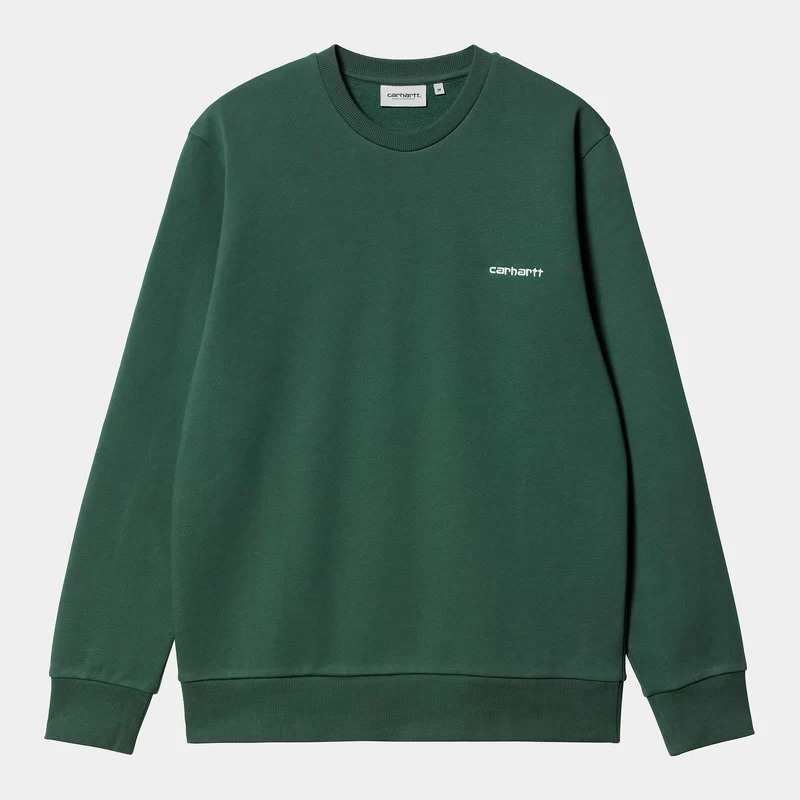 Carhartt WIP Sweattop met scriptborduurwerk voor heren - Boomhut