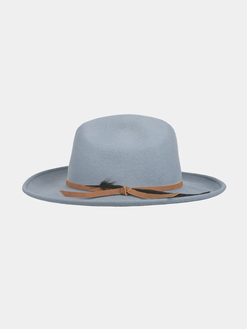 Cattleman - Wollen hoed - Leisteen blauw