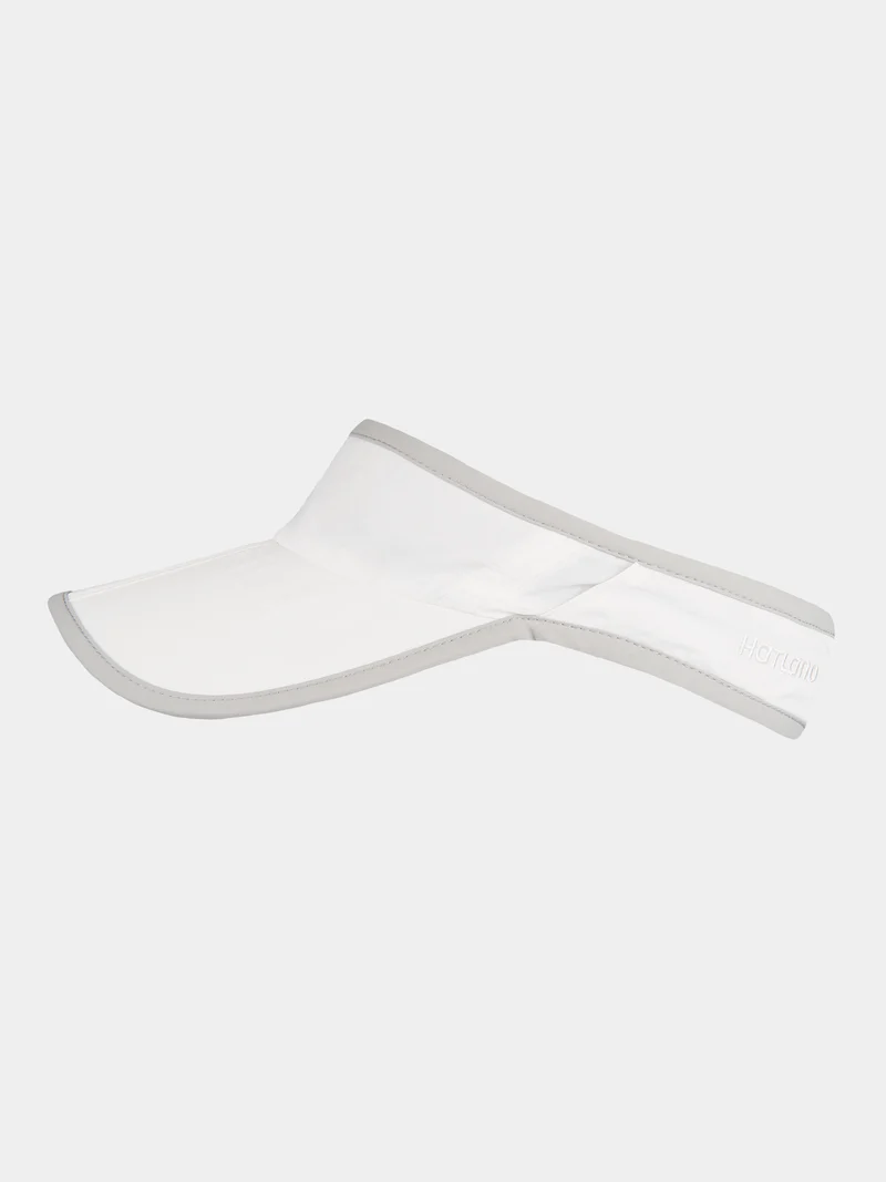 Cliff - Zonneklep met opvouwbare klep - Wit