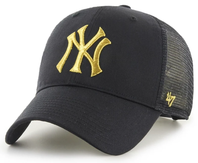 '47 Merk unisex New York Yankees Trucker Cap - Zwart / Goud