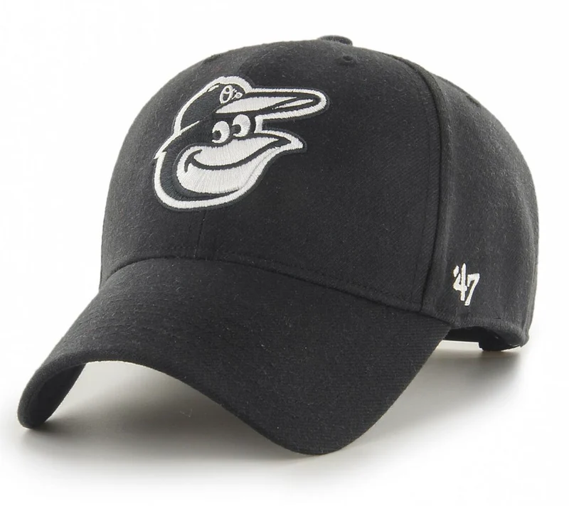 '47 Merk Unisex Baltimore Orioles Unisex Cap - Zwart/Wit
