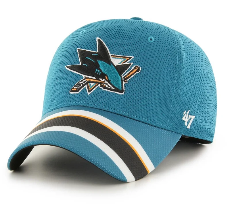 '47 Brand Unisex San Jose Sharks MVP DP Cap - Donkerblauw