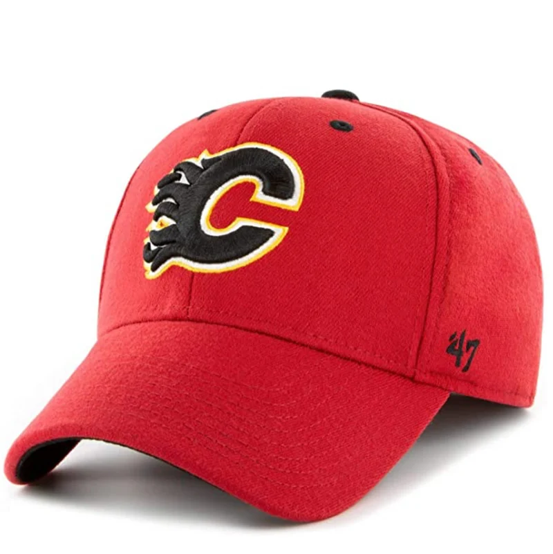 '47 Merk - NHL Calgary Flames - One Size Fits All Rode Cap