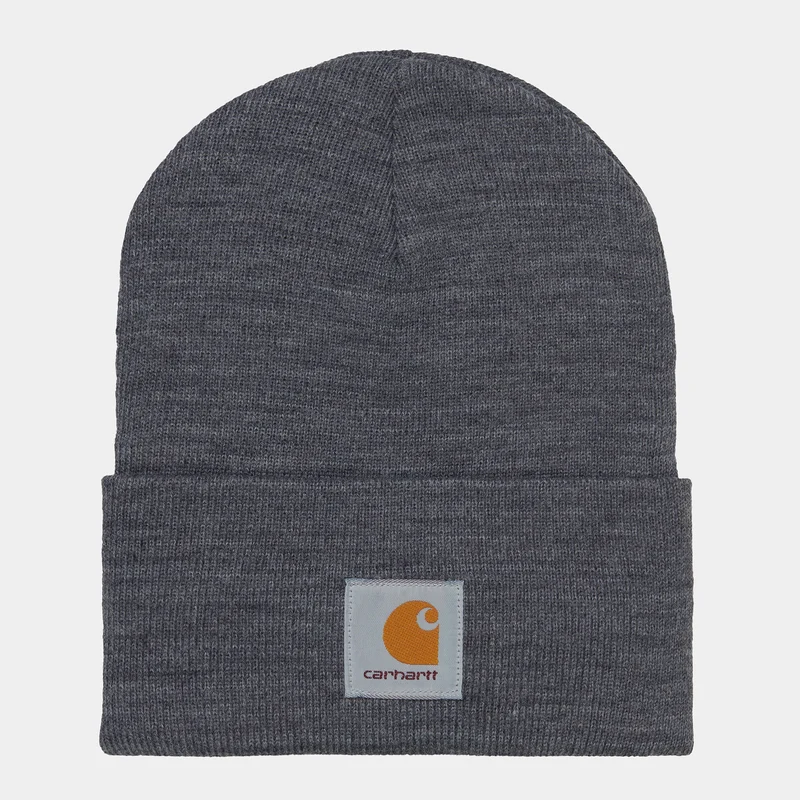 Carhartt WIP Unisex horlogehoed - donkergrijs gemêleerd