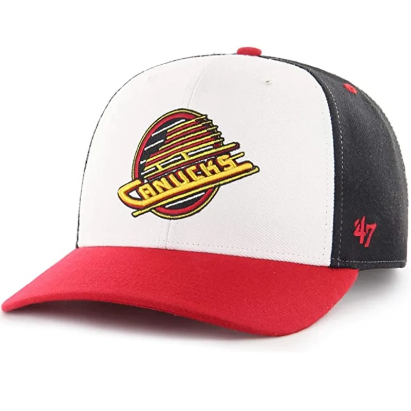 '47 Merk - Vancouver Canucks Vintage Hoed - Rood/Wit