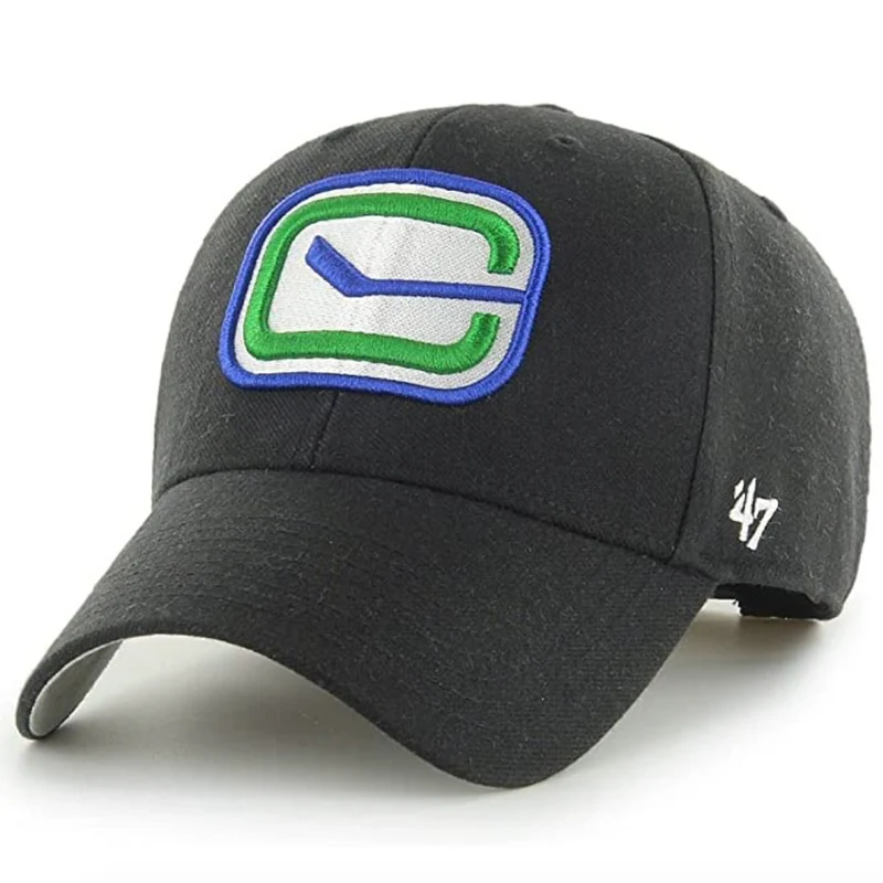 '47 Merk - Vintage Vancouver Canucks Cap - Zwart