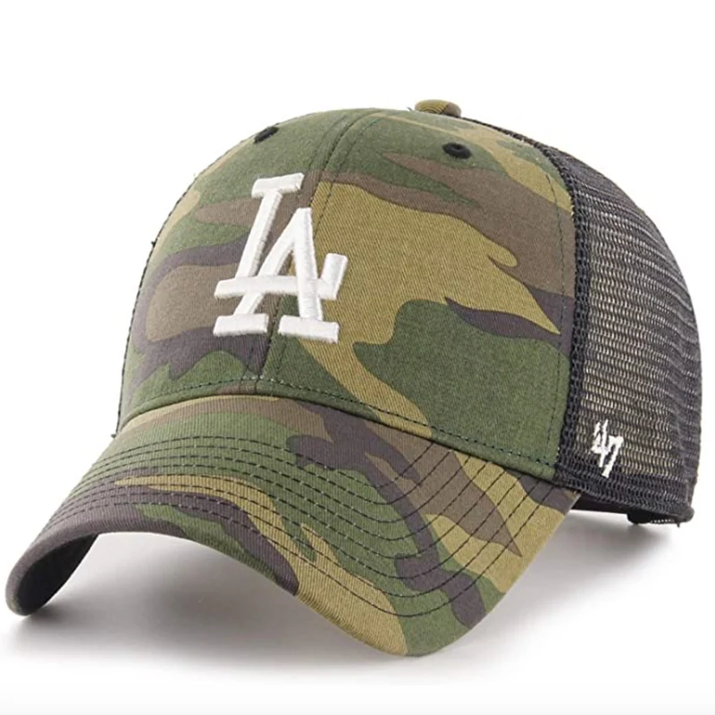'47 Merk - MLB LA Angeles - Verstelbare Camo Trucker Cap