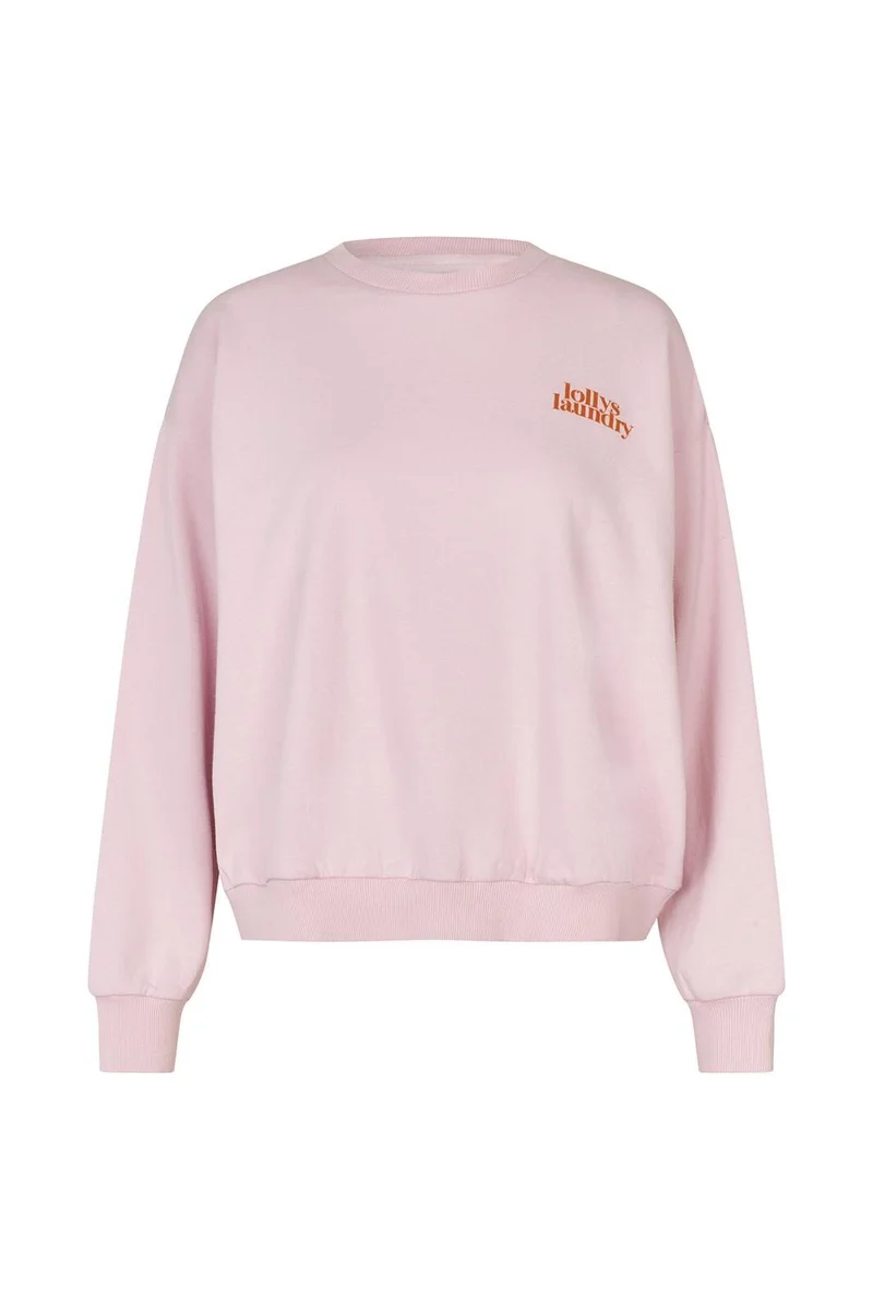 Lollys Laundry - Sydneyll Butterfly Sweatshirt Ls 26586-1039 - 84 Light Pink