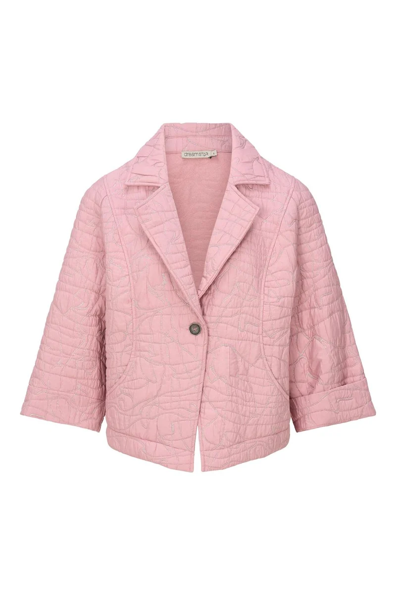 Jasje step lurex fleder pink