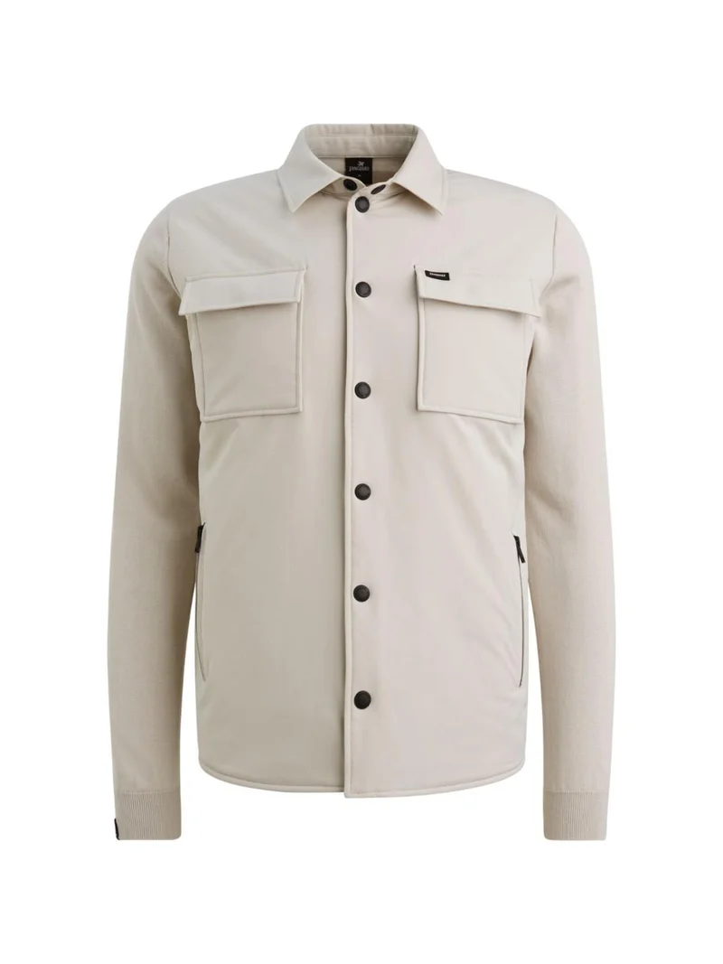 Button jacket cotton modal