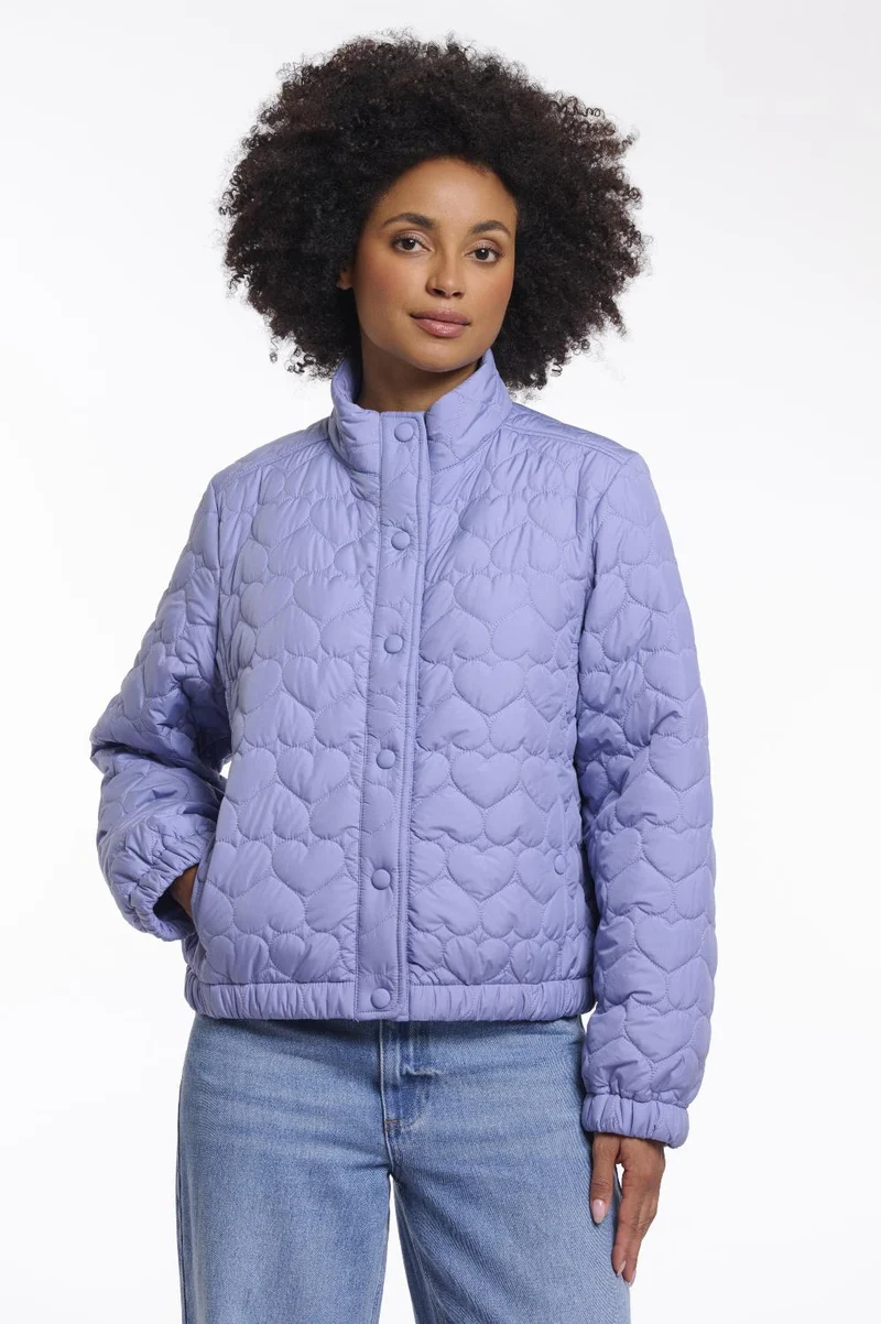 Light padded cropped jacket
