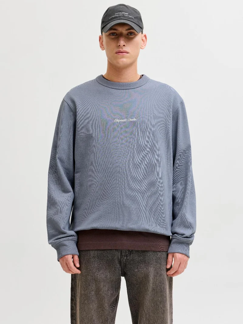 JORNORREBRO EMB SWEAT CREW NO