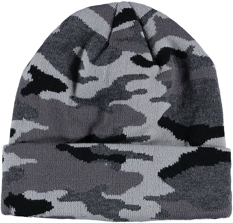 Jongens muts zwart-grijs. Maat: XS