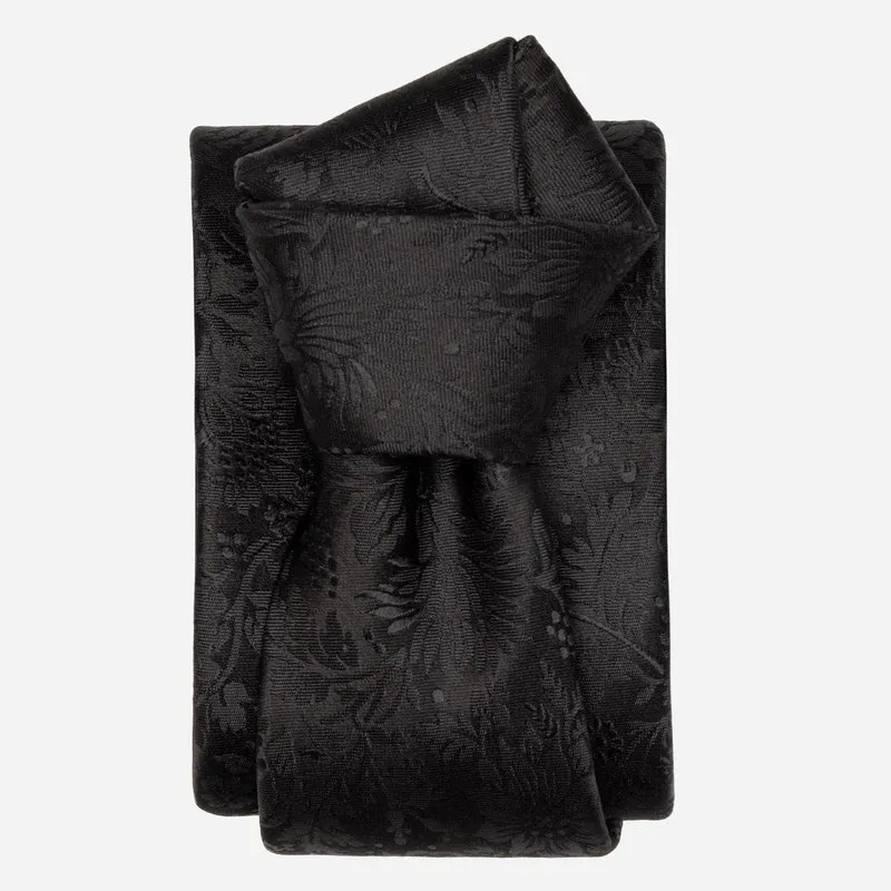 Goldoni - Silk Jacquard Tie - Black