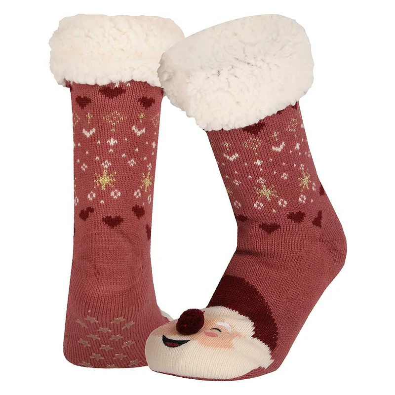 Morethansocks- Kerst huissokken - Dames - 3D