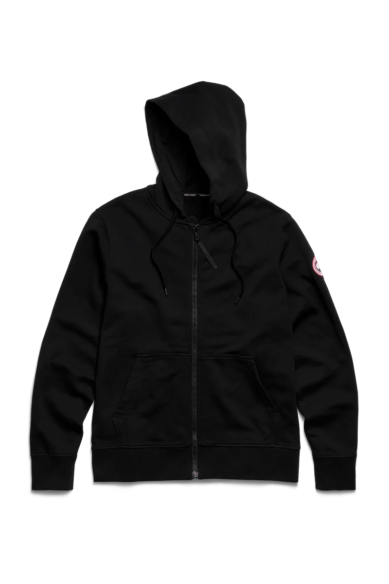 CANADA GOOSE JOGGING TOP HURON FULL ZIP HOODY ZWART