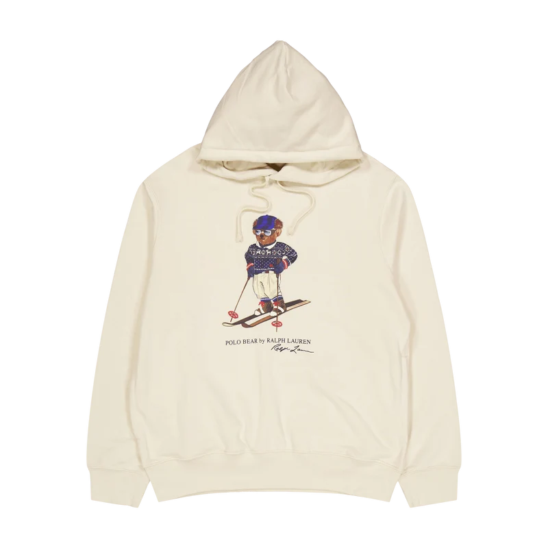 Polo Ralph Lauren Graphic Fleece Hoodie Cr23 Winter Ski Bear