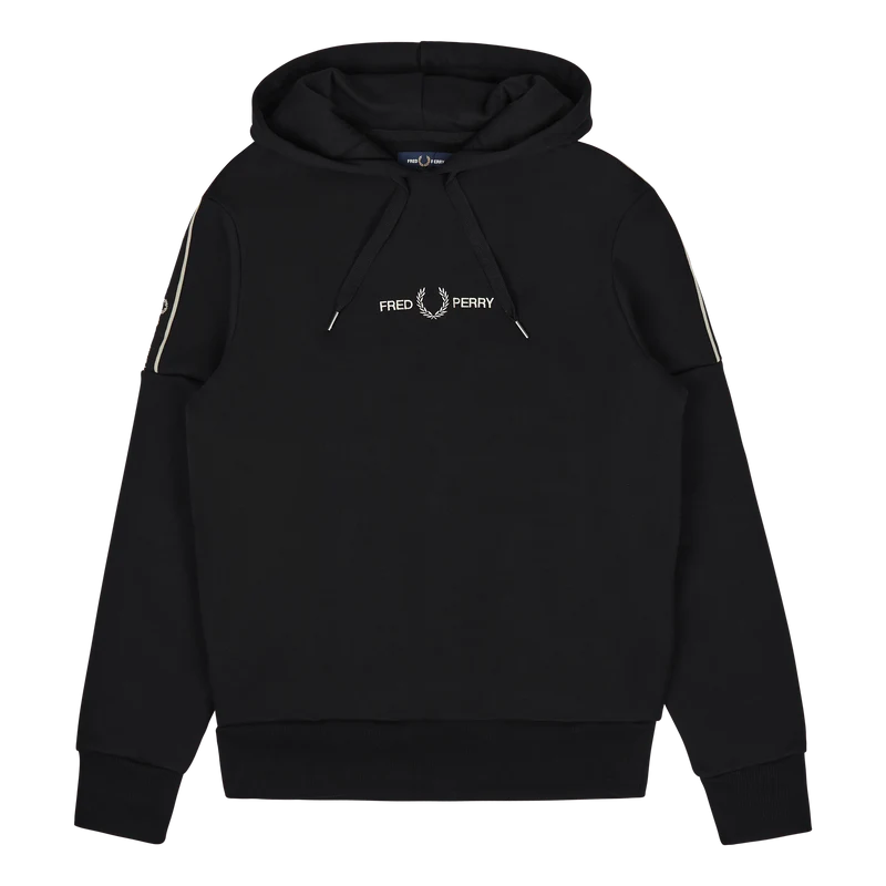 Fred Perry Tape S Hooded Sweatshirt 102