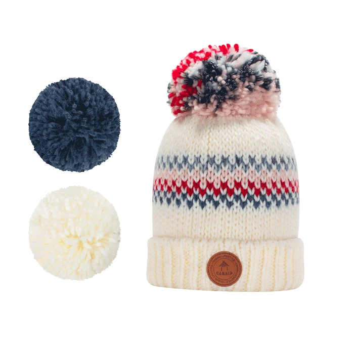 Beanie Bamboo Cream x Red Polar