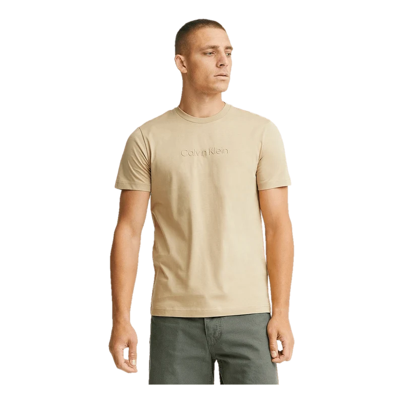 Modern Front Logo T-shirt Pf2 - Travertine