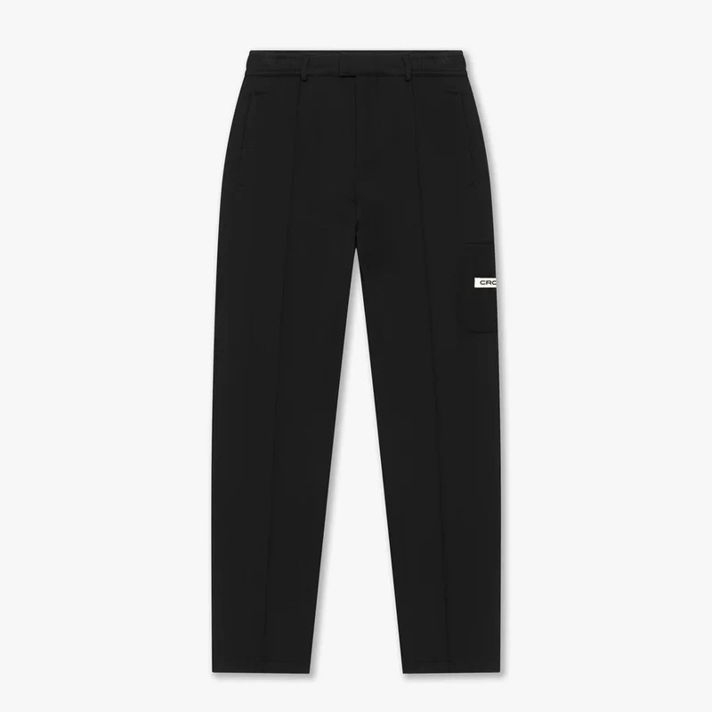 CROYEZ PANTALON ETIQUETTE CARGO PANTS ZWART