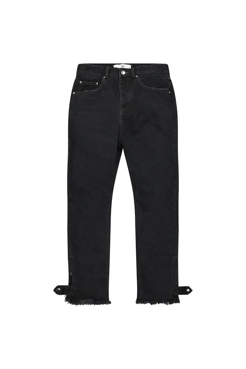 Fearless Blood JEANS FB-DENIM-STRAIGHT ZWART