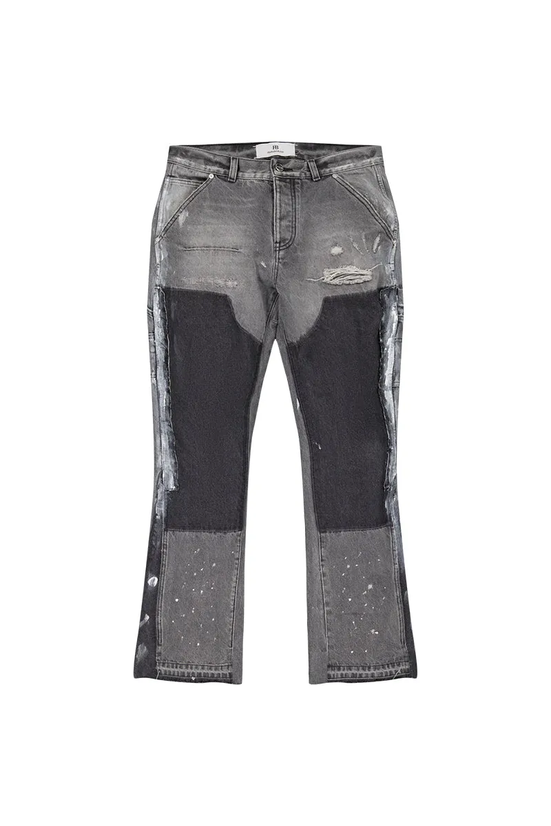 Fearless Blood JEANS FB-FLARE-WORKER GRIJS