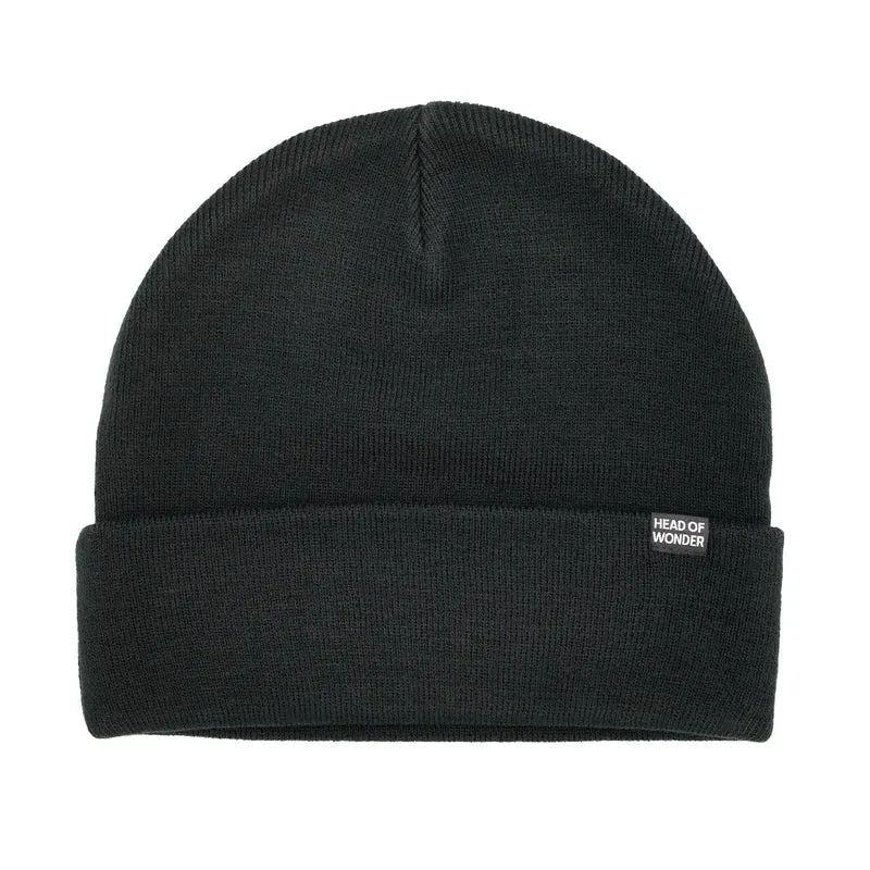 XL HEAD OF WONDER Beanie Black V1