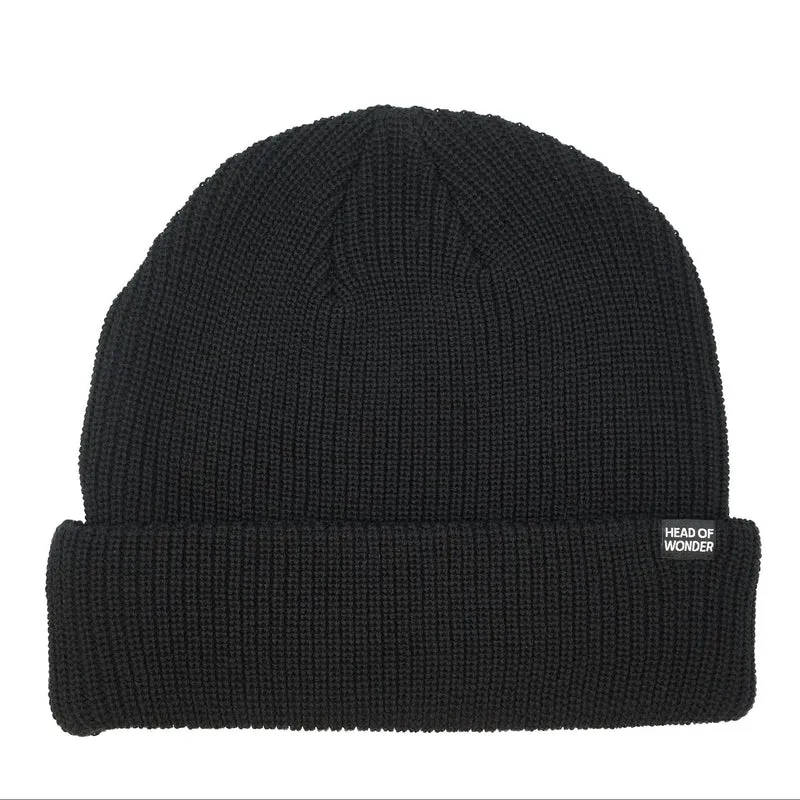XL Merino Beanie HEAD OF WONDER Black – Beanie