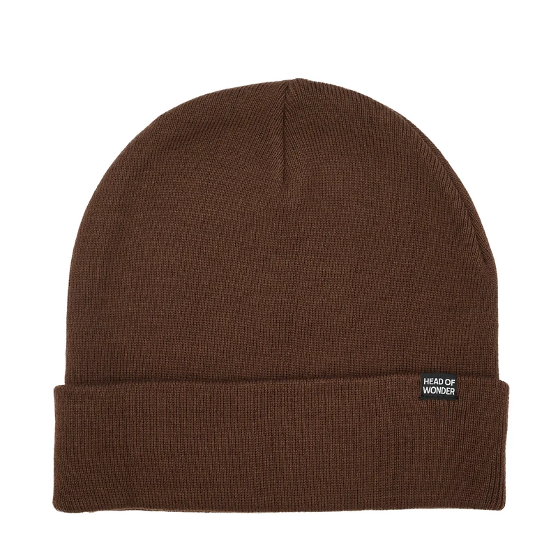 XL HEAD OF WONDER Beanie Brown