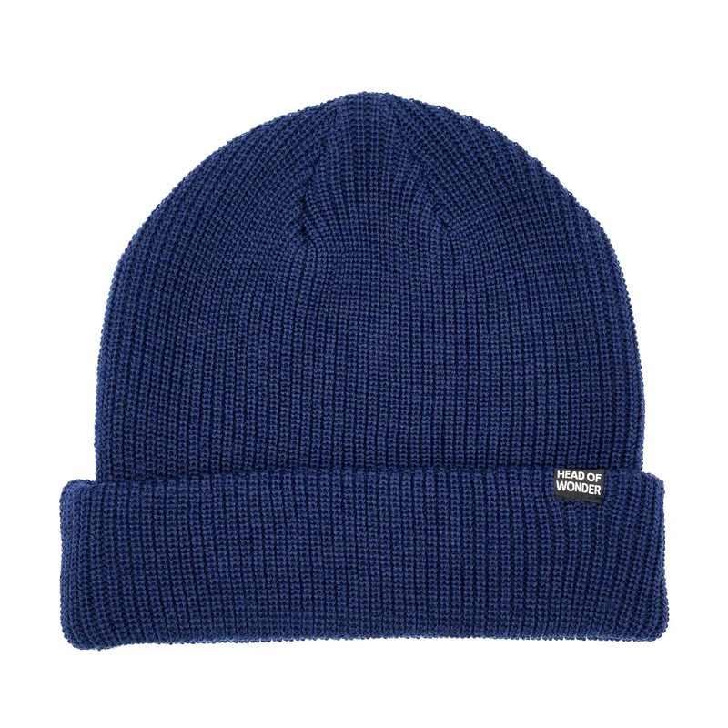 XL Merino Beanie HEAD OF WONDER Navy Blue – Beanie