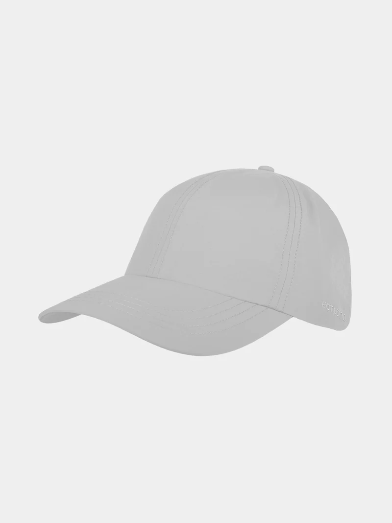 Faris - Baseball cap van gerecycled polyamide - Licht grijs