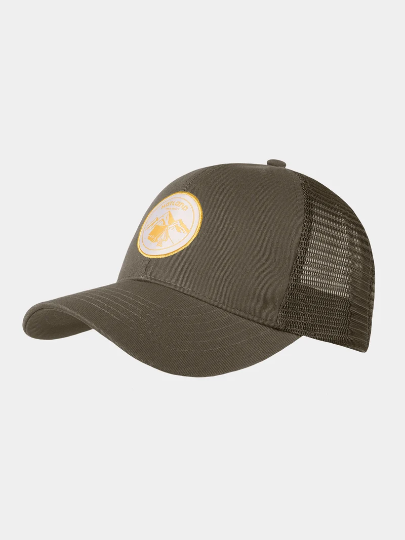 Baker - Katoenen truckerscap - Olijf groen