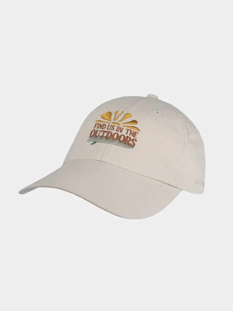 Deric - Katoenen baseball cap - Beige