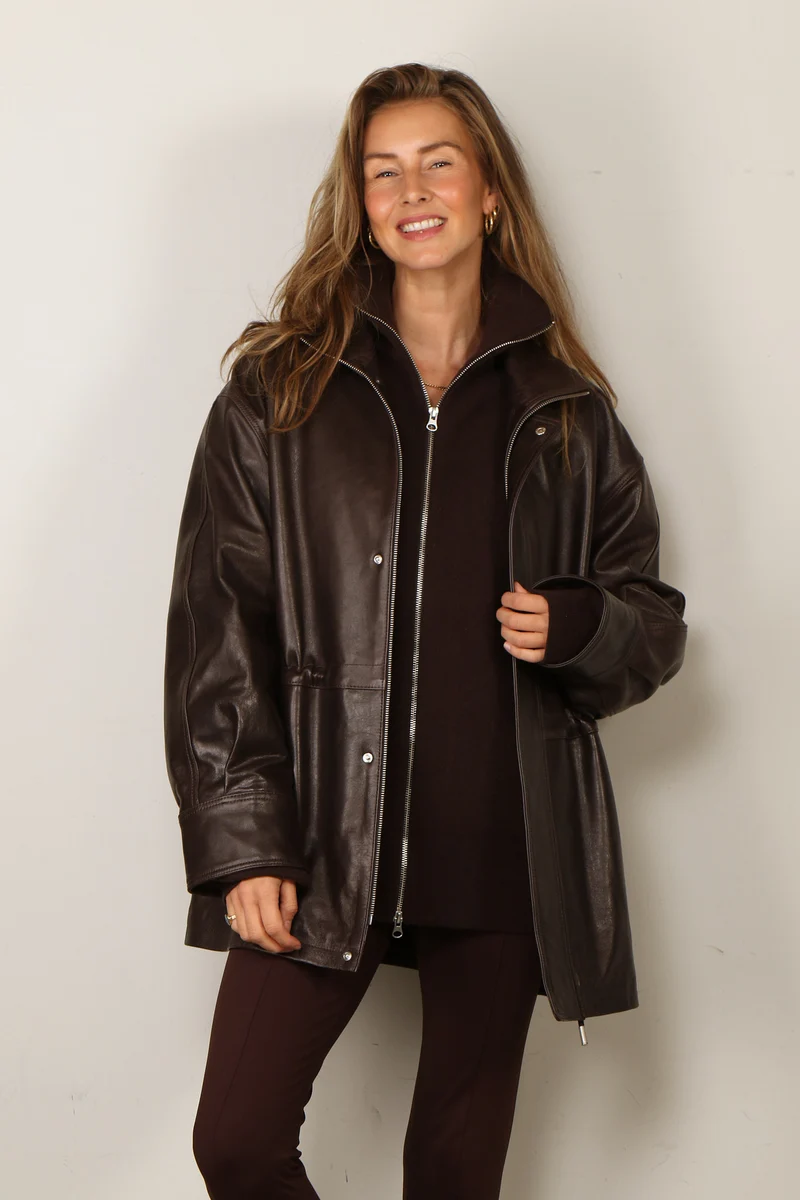 Arma - Jacket - Alia Pull-Up - Coffee Bean