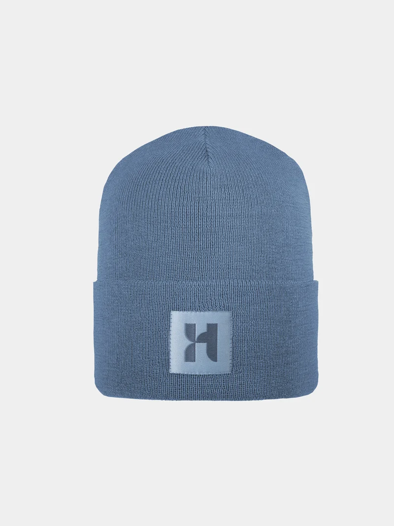Dogan - Merino wollen muts - Leisteen blauw