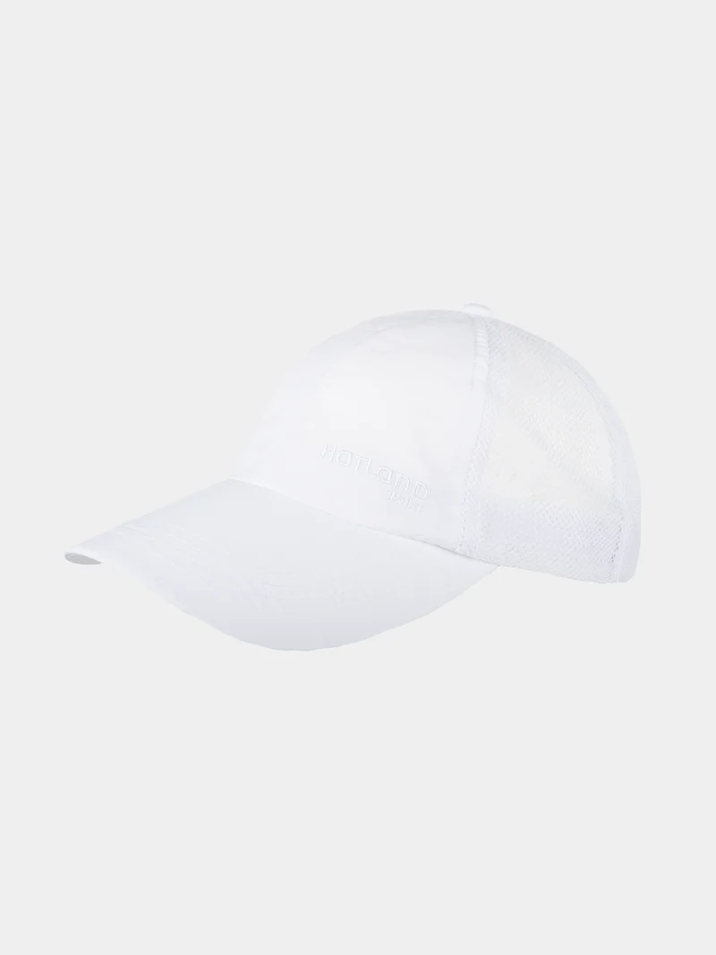 Ayax - Polyamide baseball sportcap met mesh - Wit