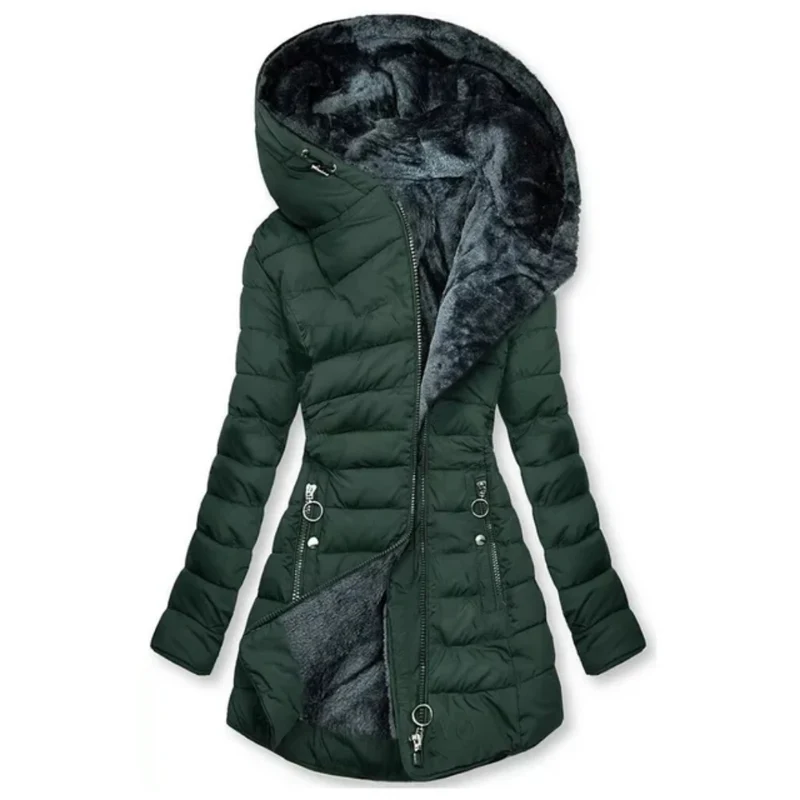 Lange Dames Winterjas Met Capuchon - Bonny