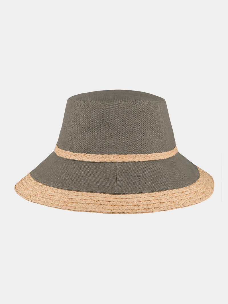 Charlie - Polyester strandhoed - Olijf groen