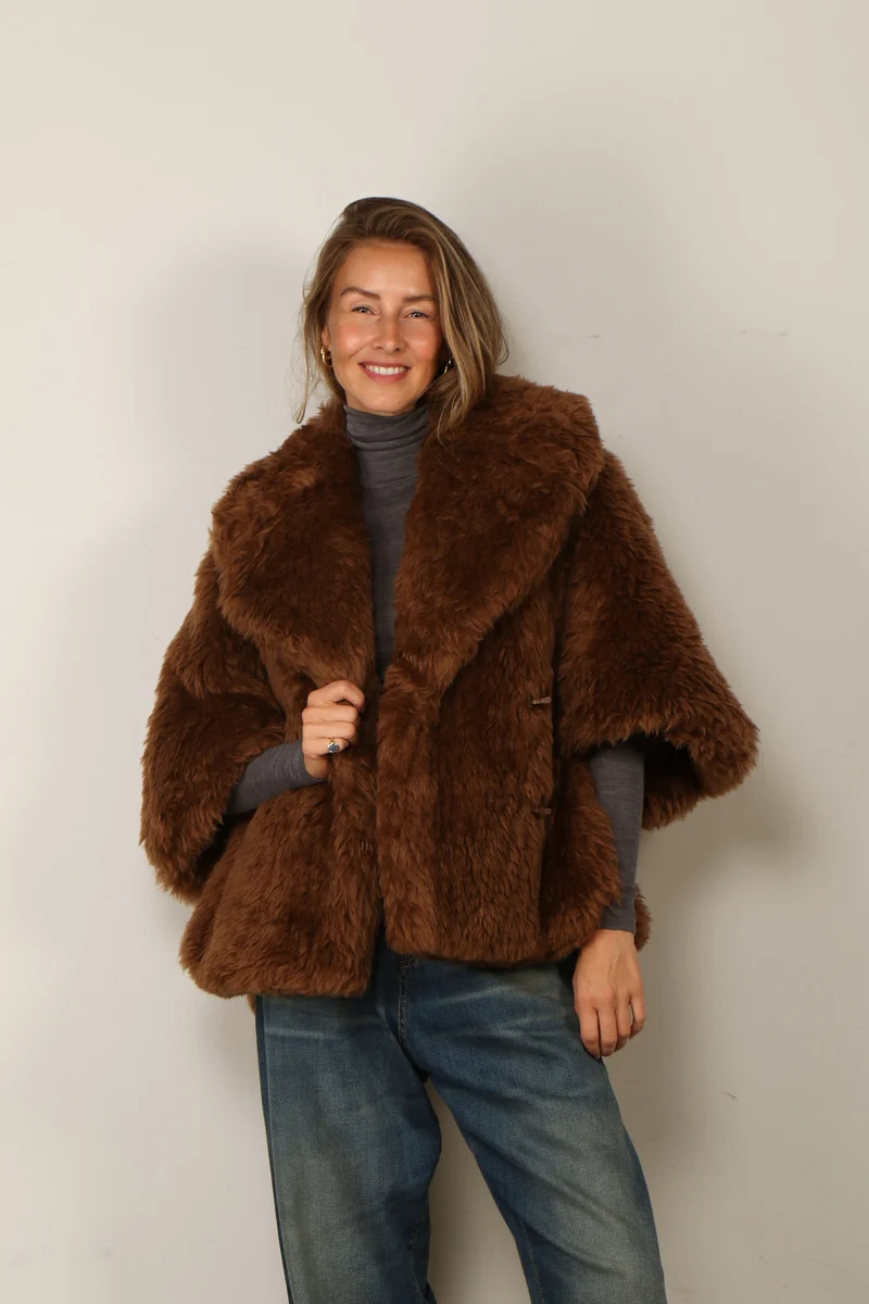 Max Mara - Cape - Accorta - Brown