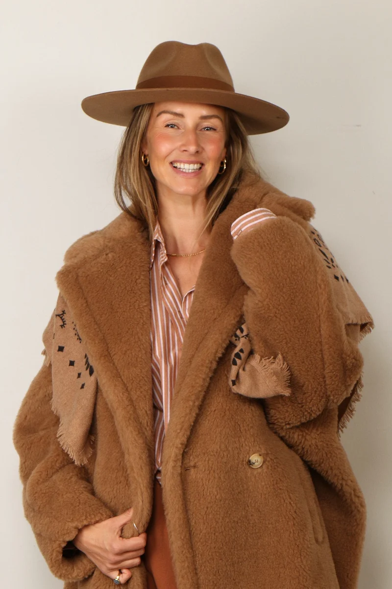 Golden Goose - Hoed - Fedora Flat Brim Hat - Ermine