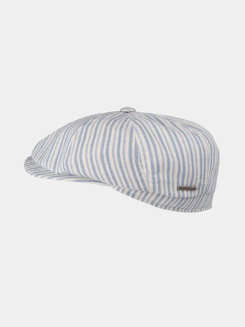 Cadiz - Katoenen flat cap - Licht blauw