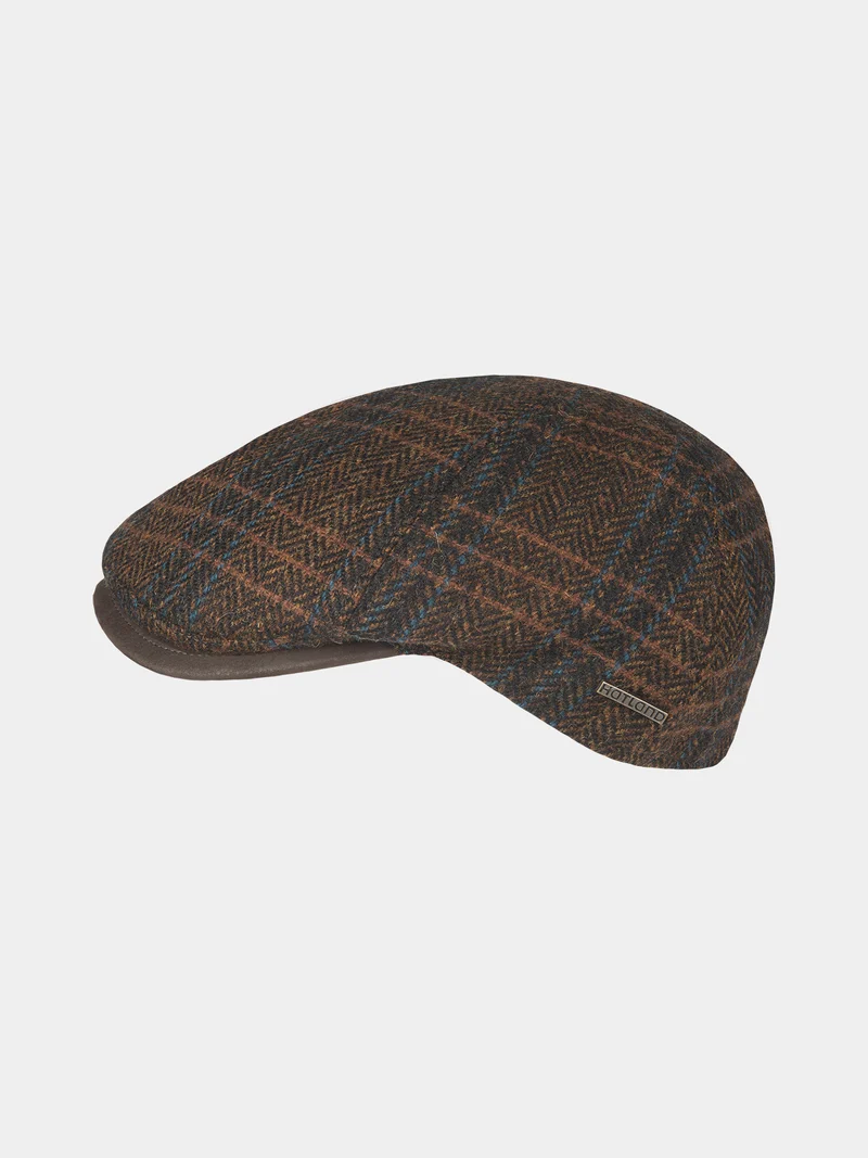 Cedric - Wollen flatcap - Bruin