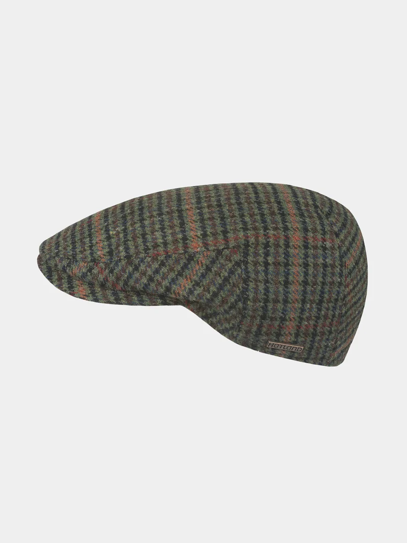 Danny - Shetland wollen flat cap - Groen