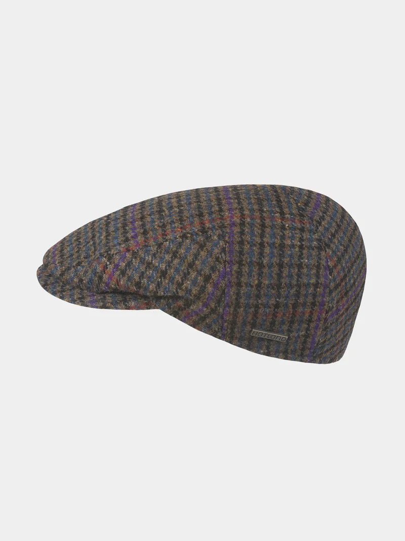 Danny - Shetland wollen flat cap - Bruin