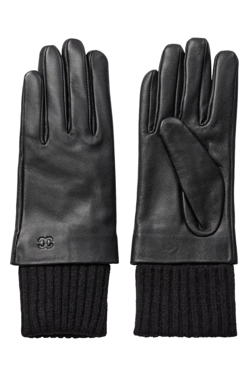 Co´Couture - Edmundcc Leather Gloves 500040 - 65001 - Black