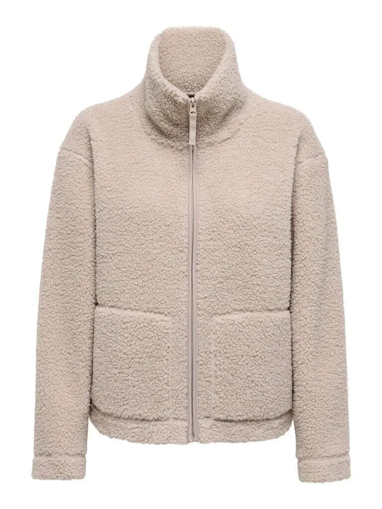 Only - Onlmegan Teddy Jacket - 4959577 Satellite